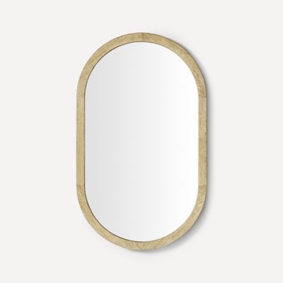 Pill 24 X 40 Wood Mirror